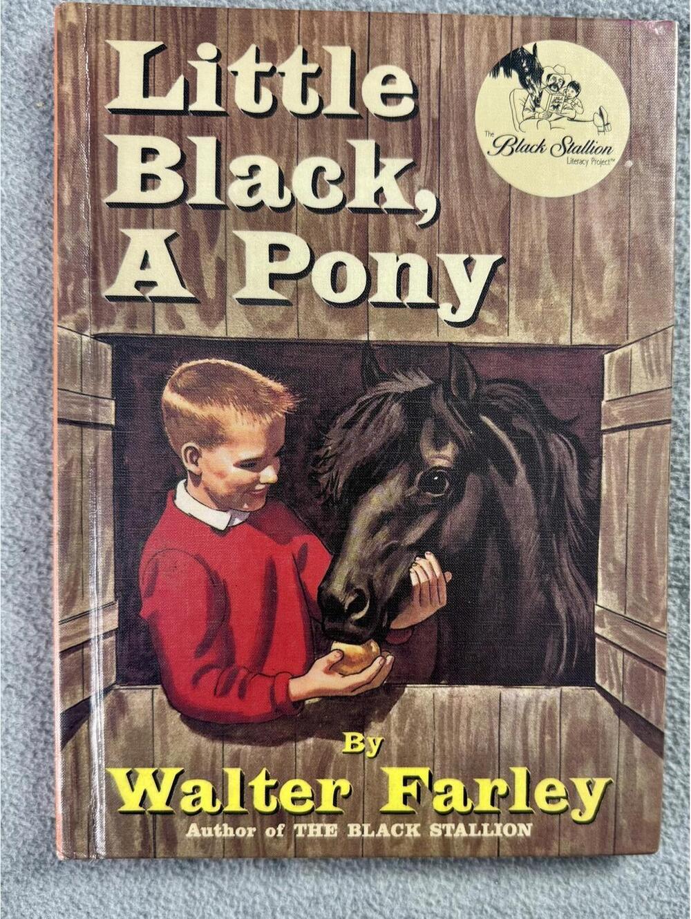 little black a pony walter farley vintage horse‎ kids book